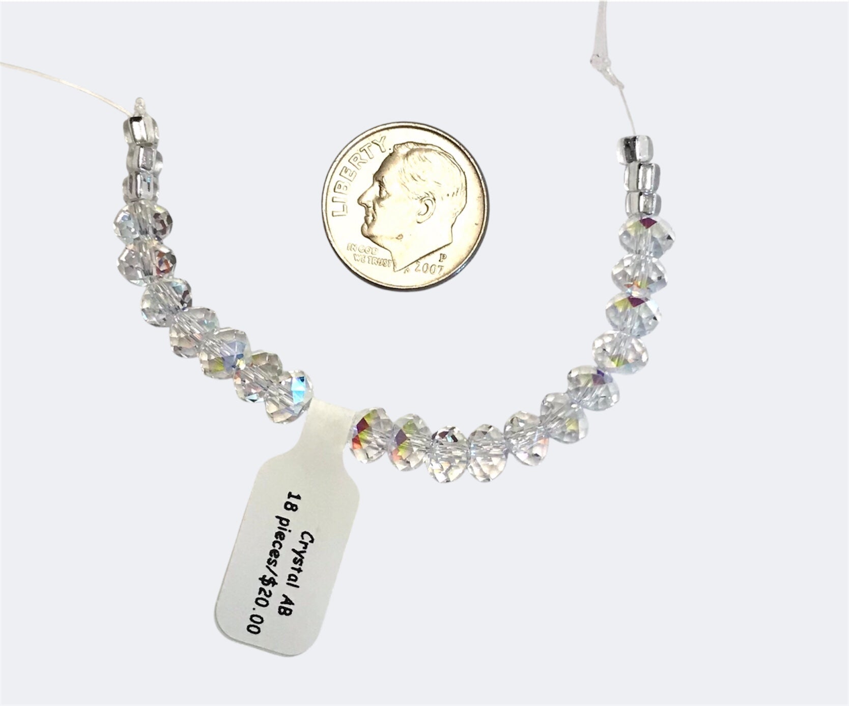 Swarovski Crystal Beads - Article 5040- 6mm - Crystal AB