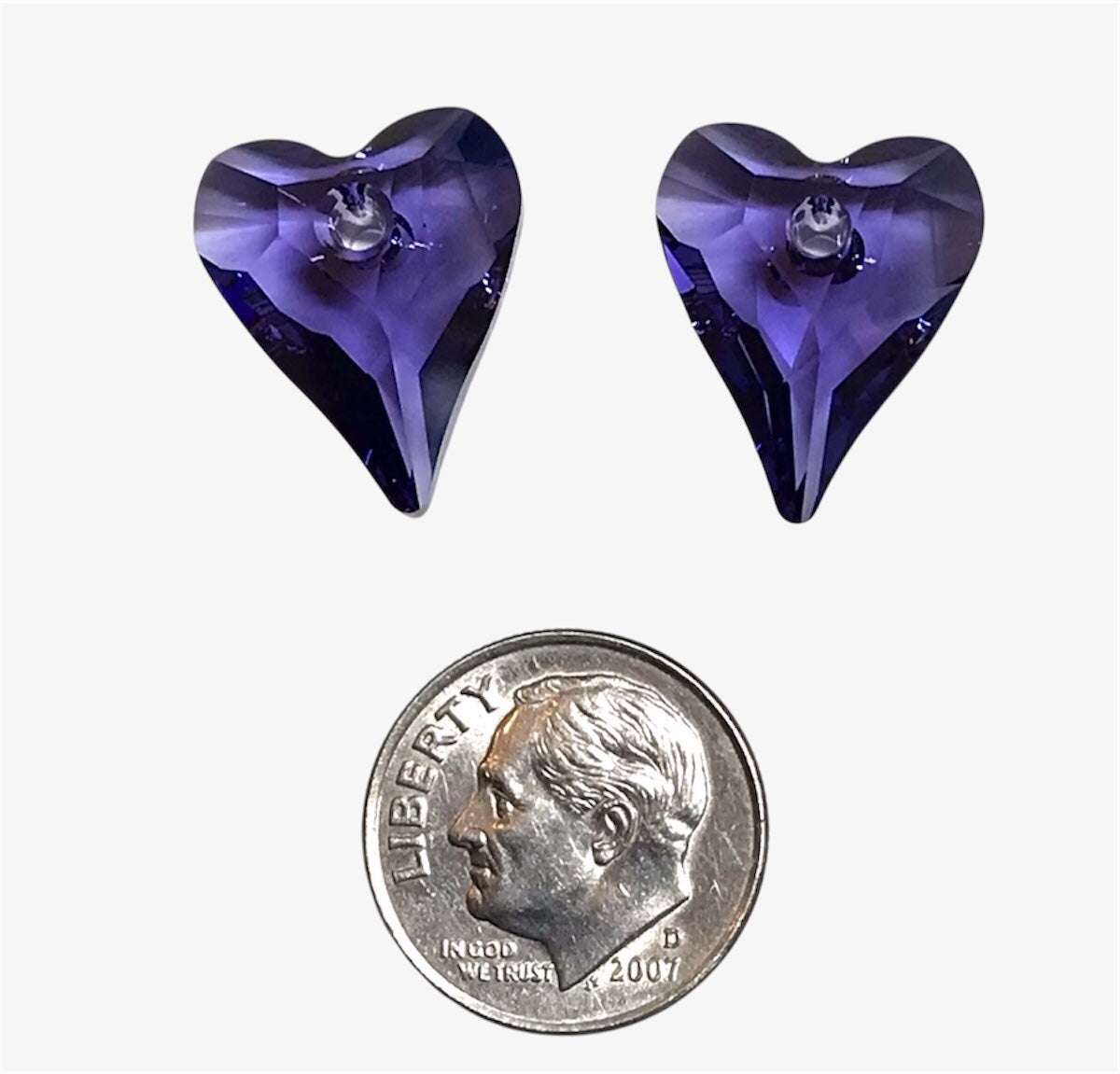 Swarovski Crystal Pendants/Beads - Article 6240 - 17mm - Tanzanite