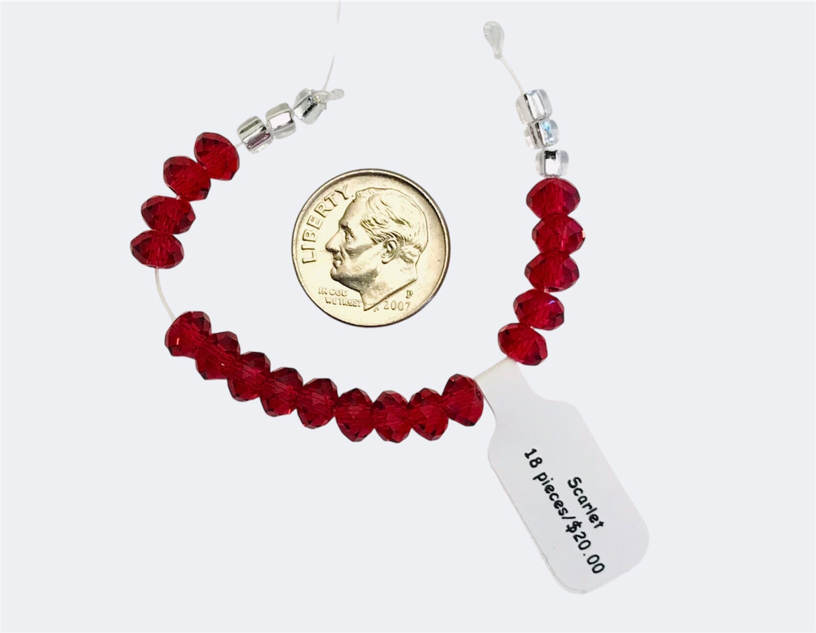 Swarovski Crystal Beads - Article 5040- 6mm - Scarlet