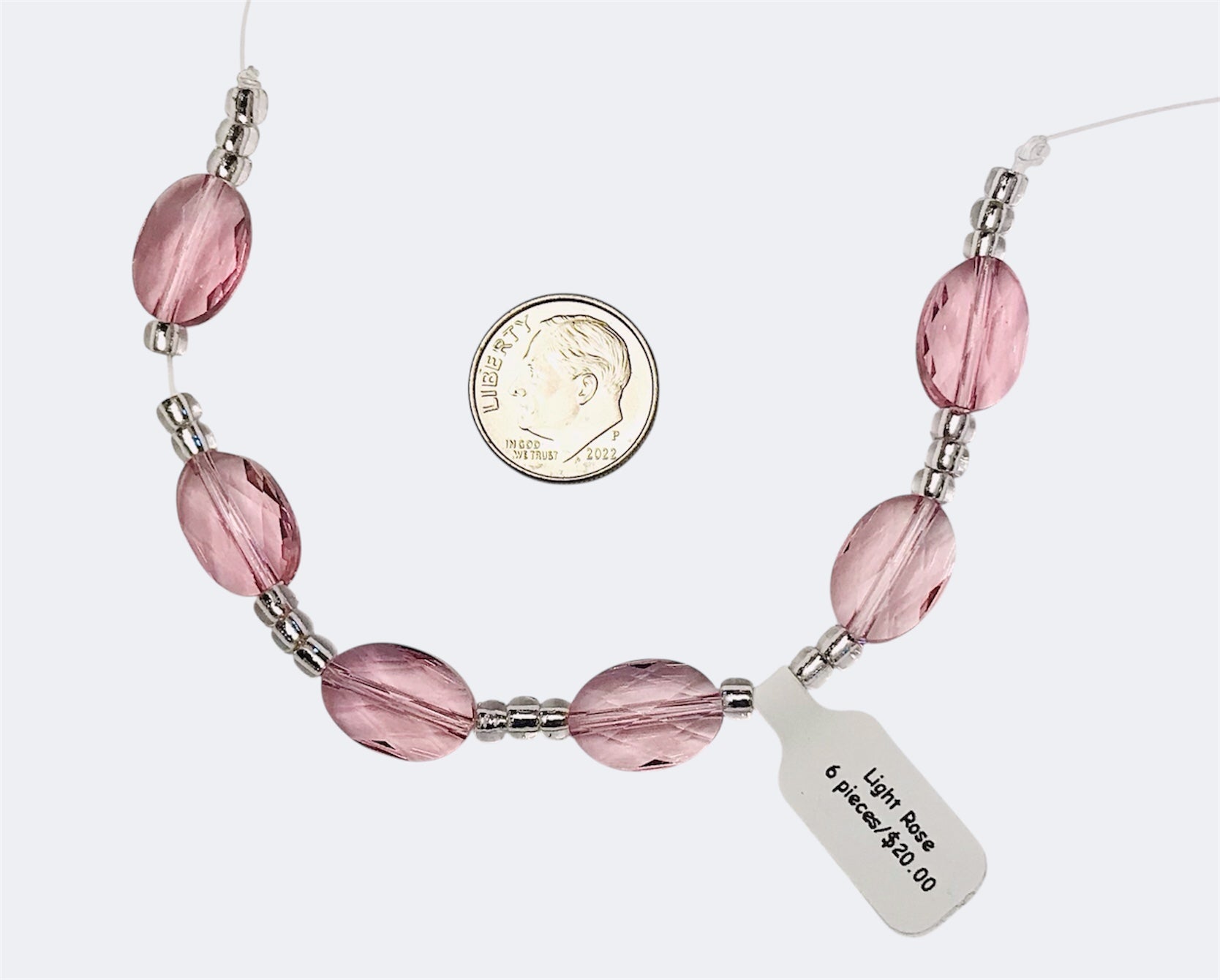Swarovski Crystal Beads - Article 5050- 14 x 10mm - Light Rose