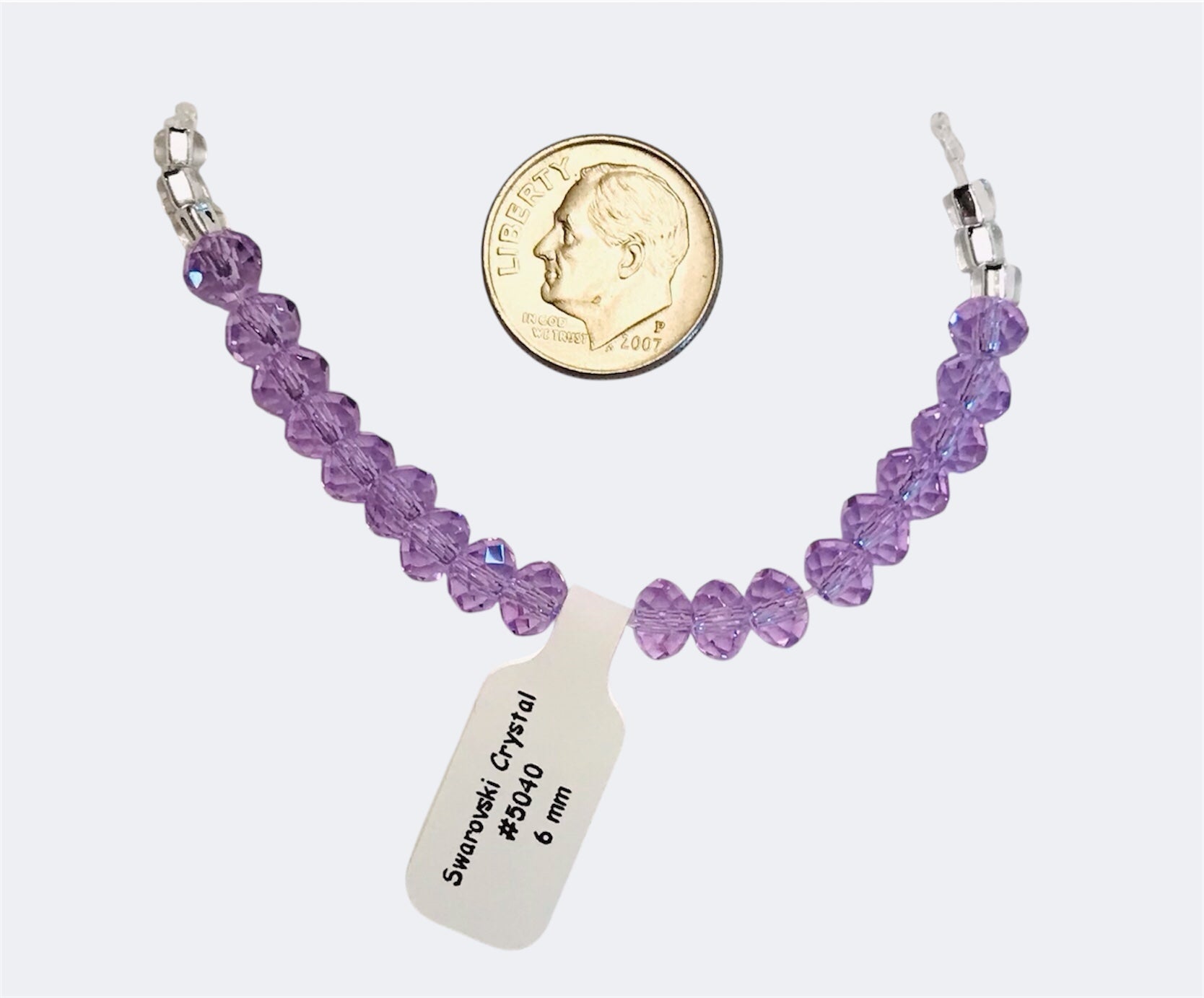 Swarovski Crystal Beads - Article 5040- 6mm - Violet