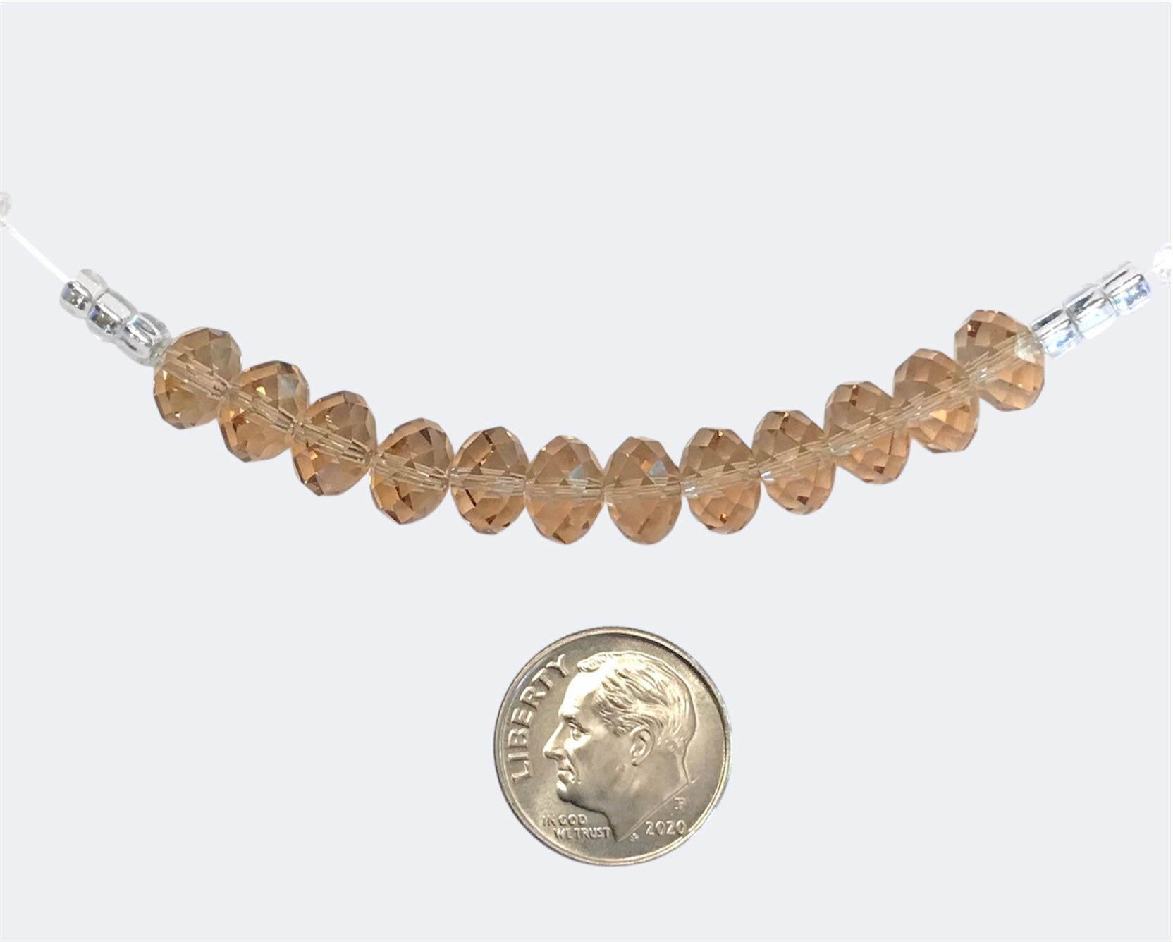 Swarovski Crystal Beads - Article 5040- 8mm - Light Colorado Topaz