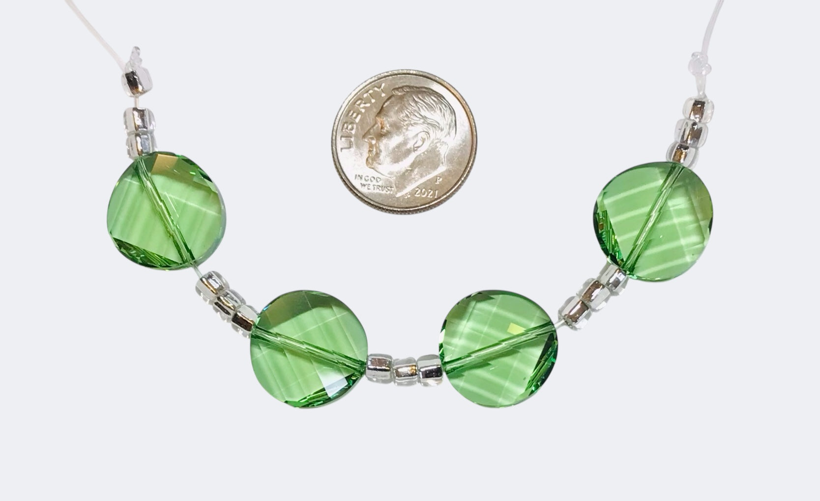 Swarovski Crystal Beads - Article 5621 - 14mm - Peridot