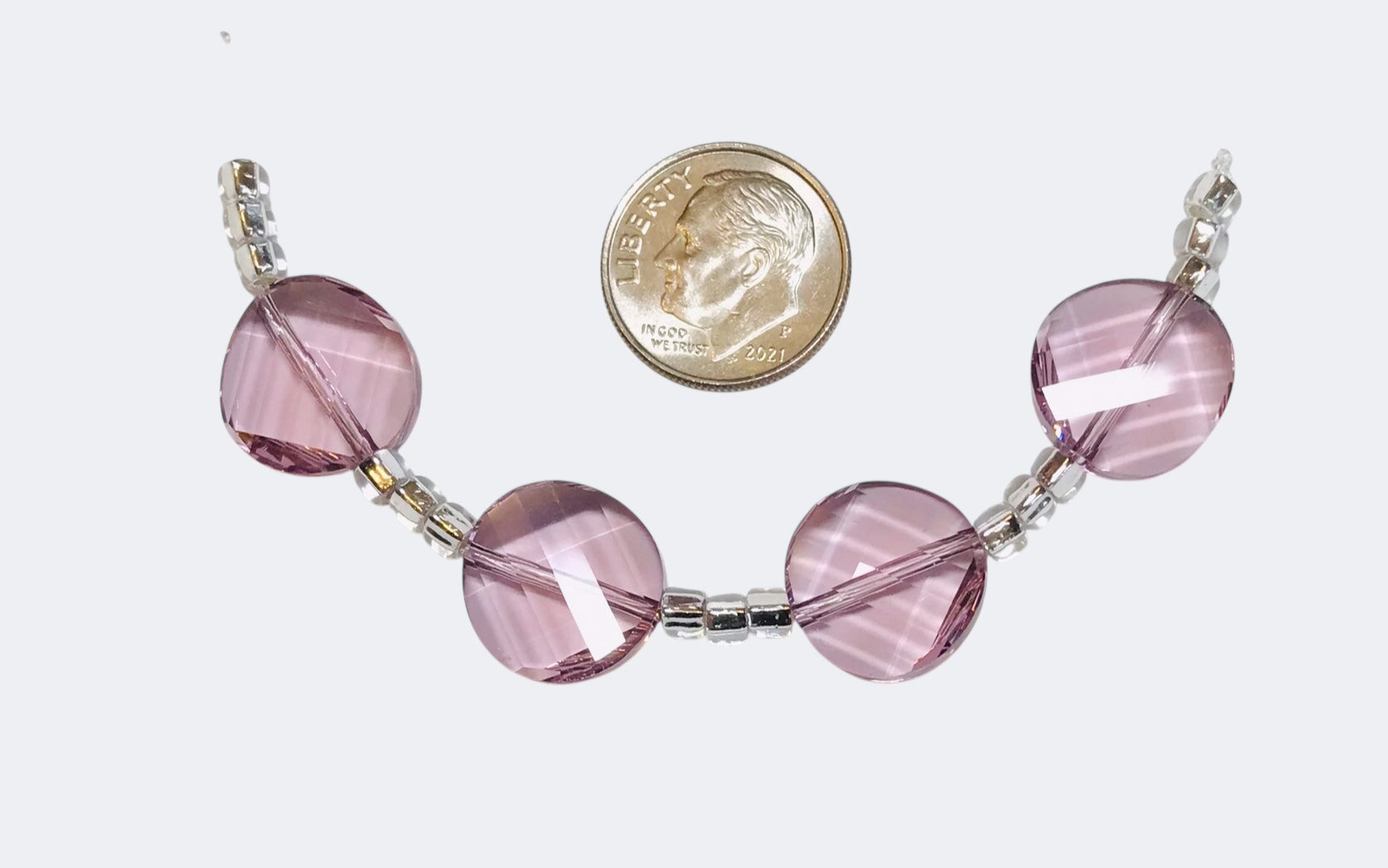 Swarovski Crystal Beads - Article 5621 - 14mm - Light Amethyst