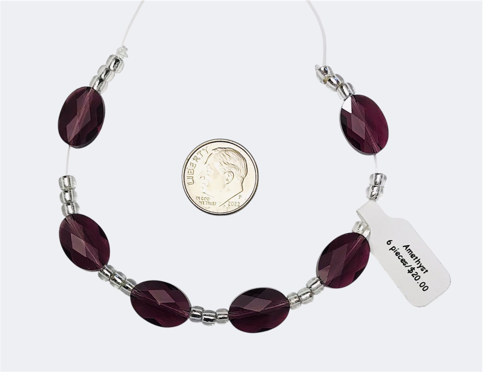 Swarovski Crystal Beads - Article 5050- 14 x 10mm - Amethyst