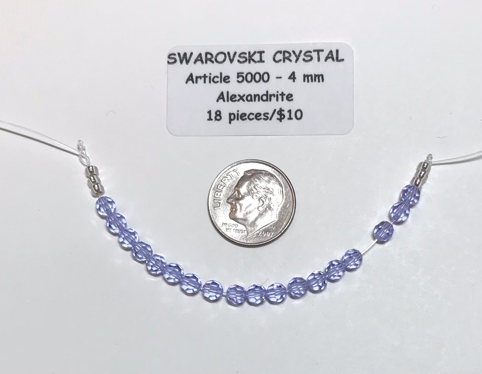 Swarovski Crystal Beads - Article 5000 – 4mm – Alexandrite