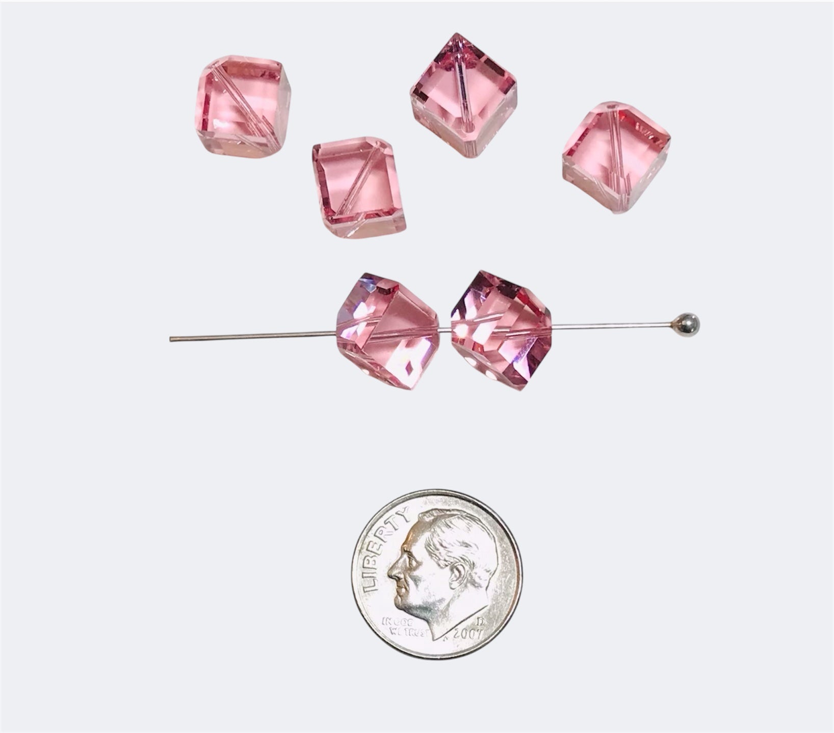 Swarovski Crystal Beads – Article 5600 – 8mm – Light Rose