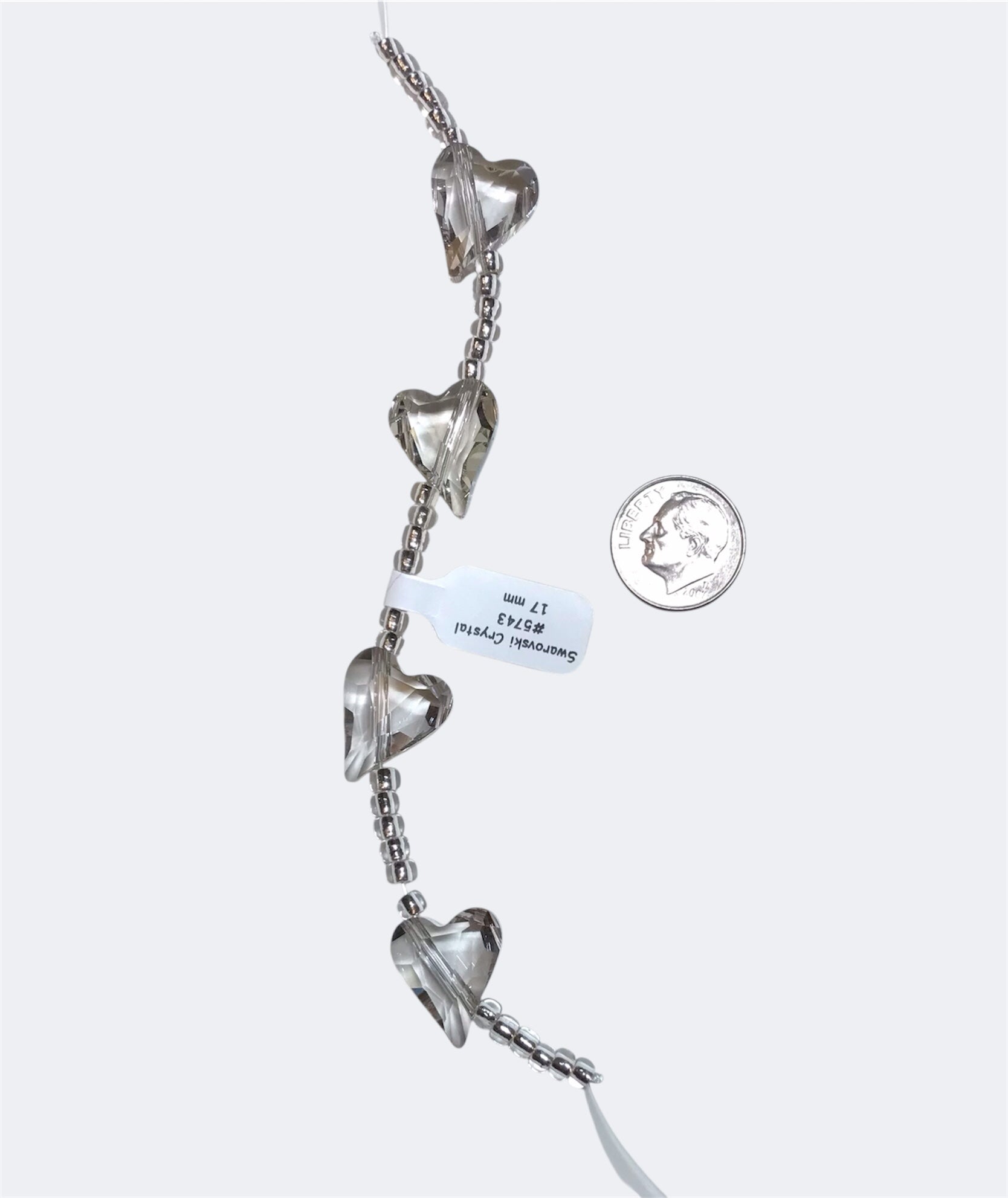 Swarovski Crystal Beads – Article 5743 – 17mm – Crystal Silver Shade