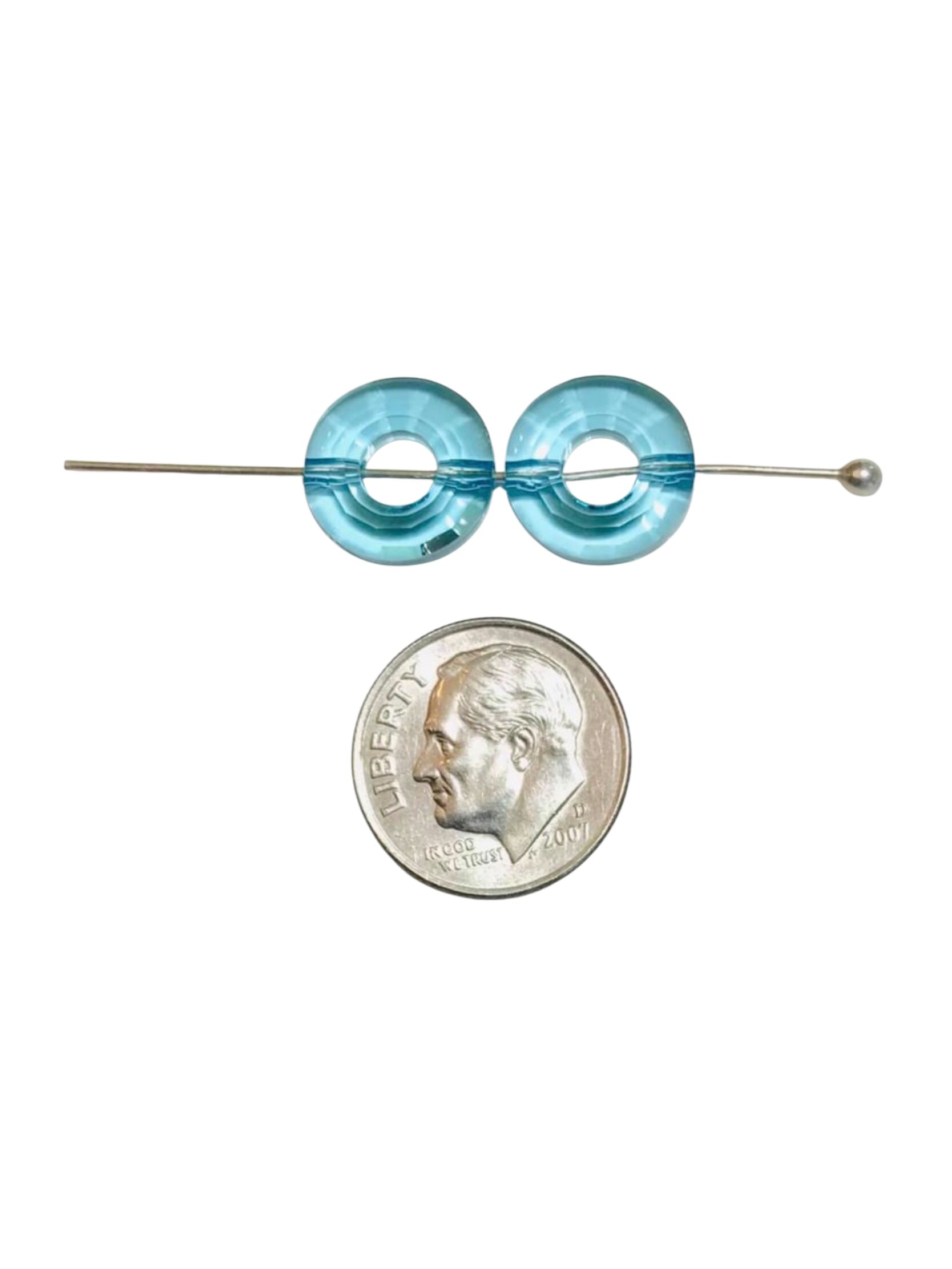 Swarovski Crystal Beads - Article 5139 – 12.5mm – Light Turquoise