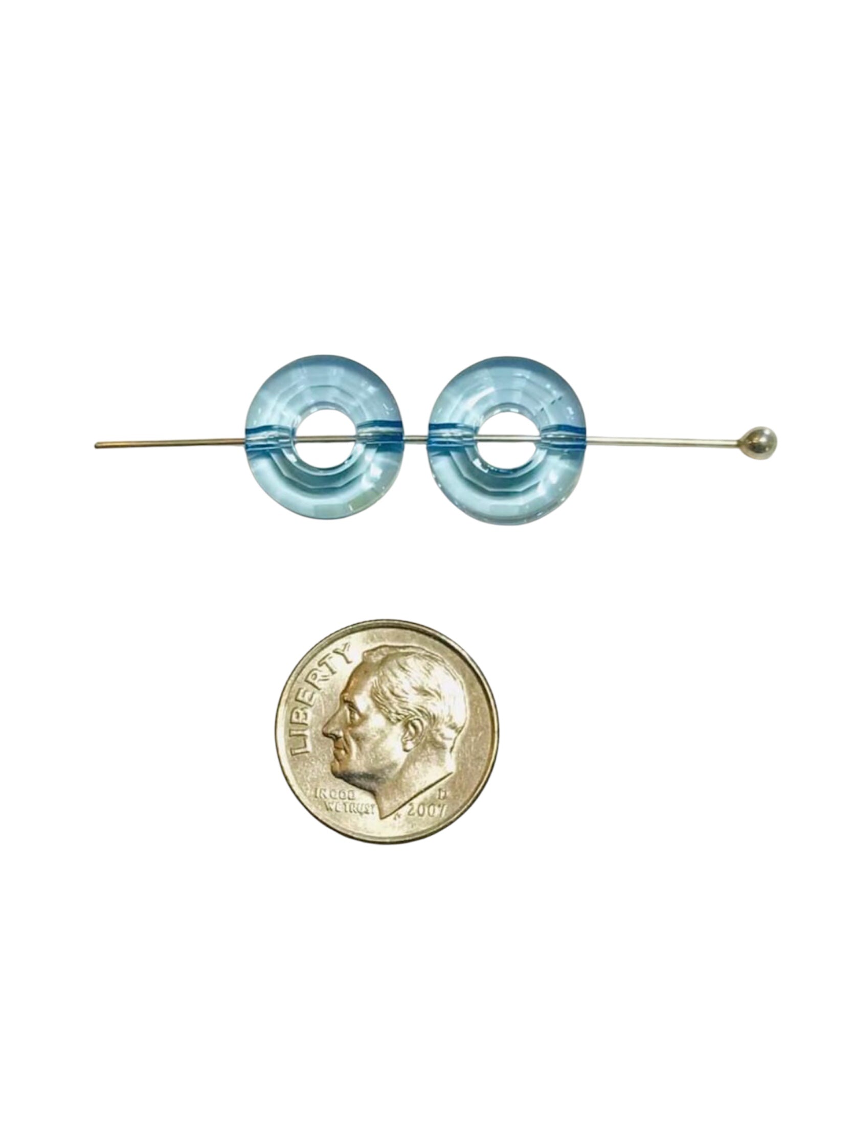 Swarovski Crystal Beads - Article 5139 – 12.5mm – Aquamarine