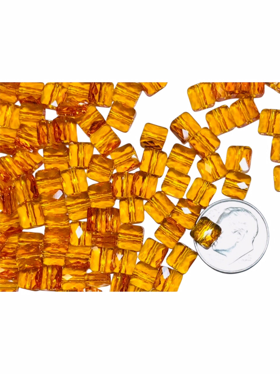 Swarovski Crystal Beads - Article 5053 - 6mm – Tangerine
