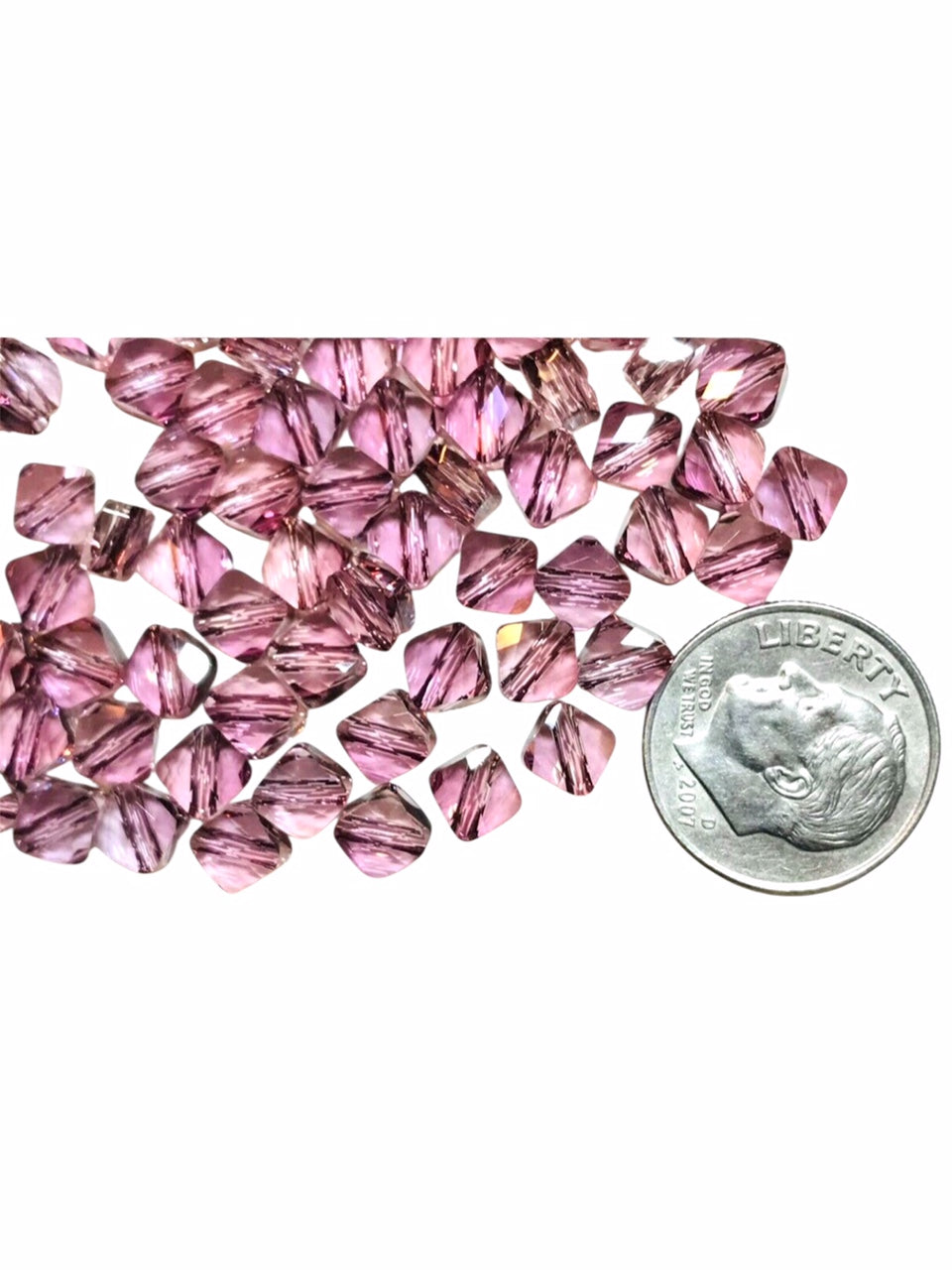 Swarovski Crystal Beads - Article 5054 - 6mm – Crystal Antique Pink